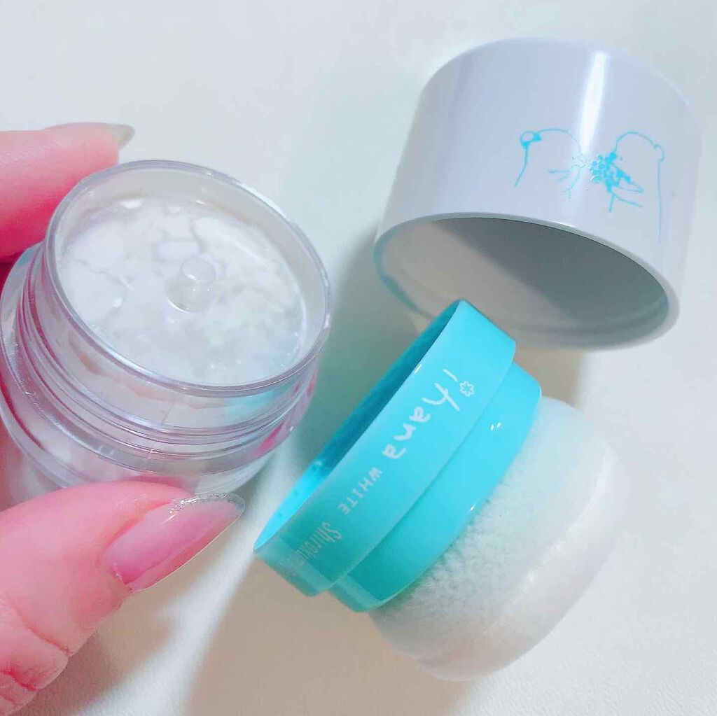 ihana WHITE スキンケアVCスノーパウダー/IHANA/ルースパウダーを使ったクチコミ(3枚目)