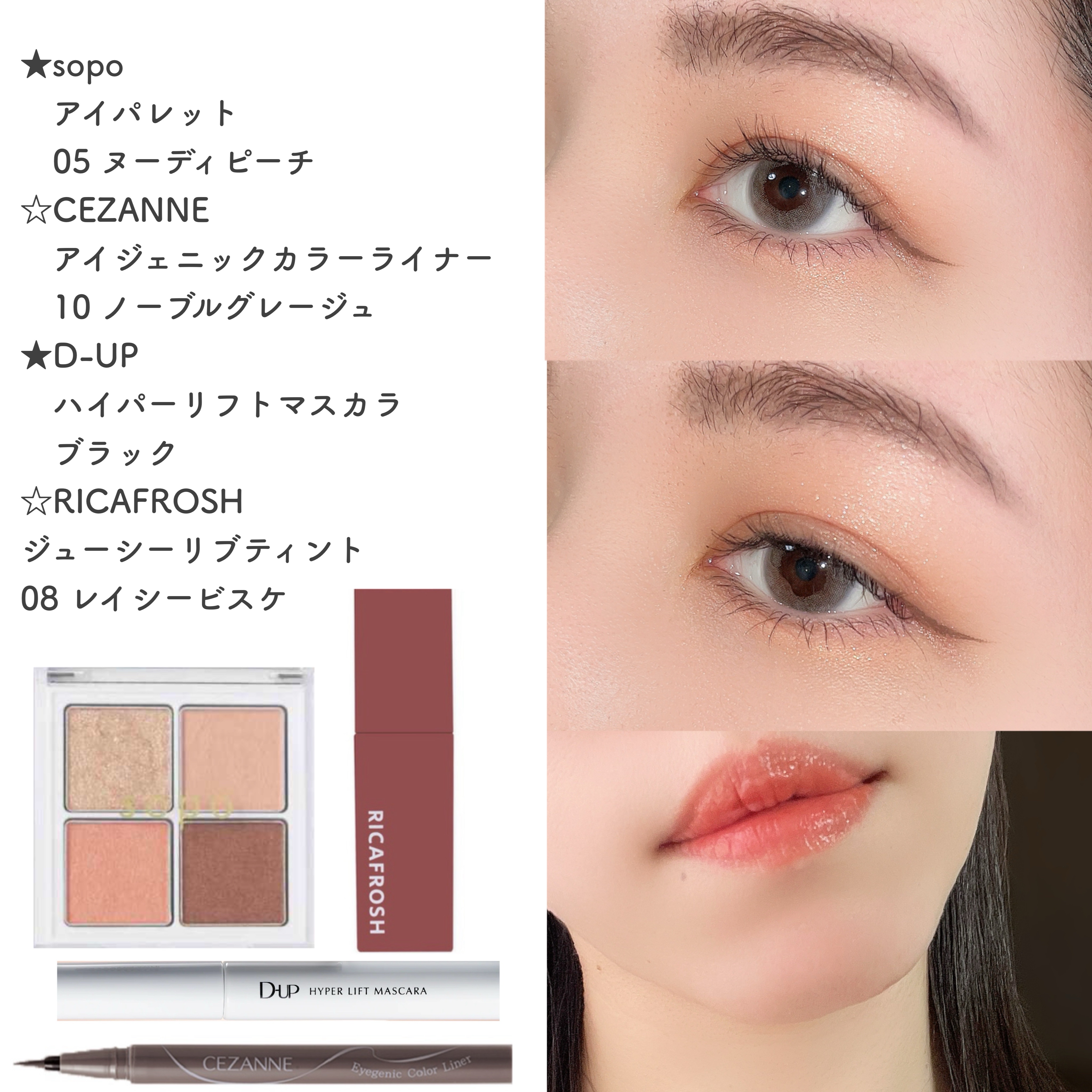 ジューシーリブティント/RICAFROSH/リップティントを使ったクチコミ（1枚目）