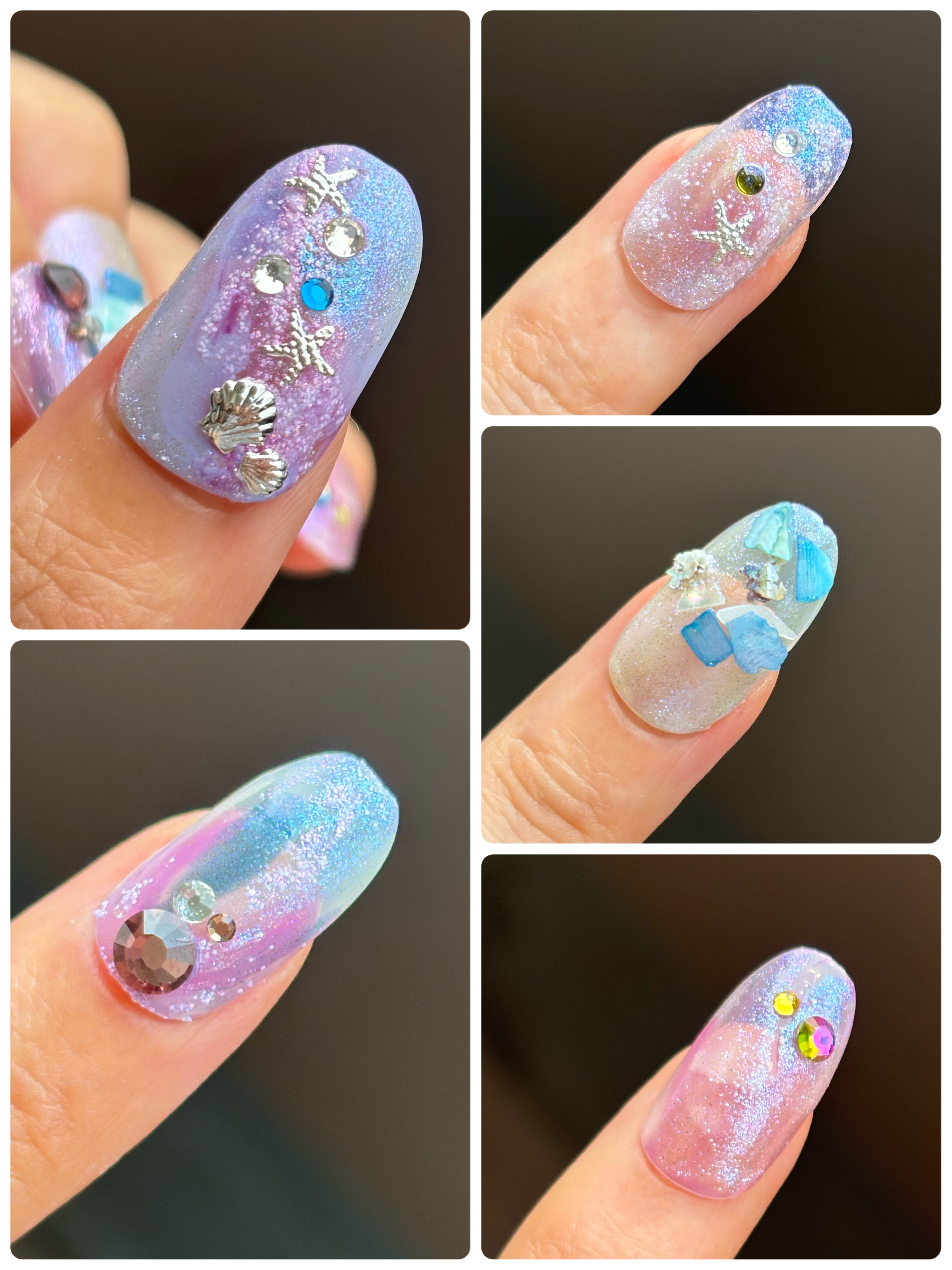 ネイルホリック Aurora Glitter/ネイルホリック/マニキュアを使ったクチコミ（3枚目）