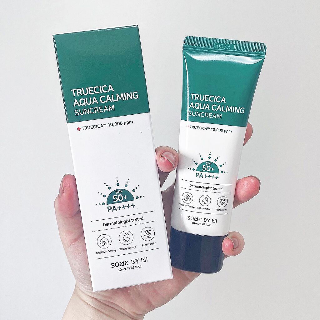 TRUECICA アクアカーミング日焼け止め/SOME BY MI/日焼け止めクリームを使ったクチコミ(1枚目)