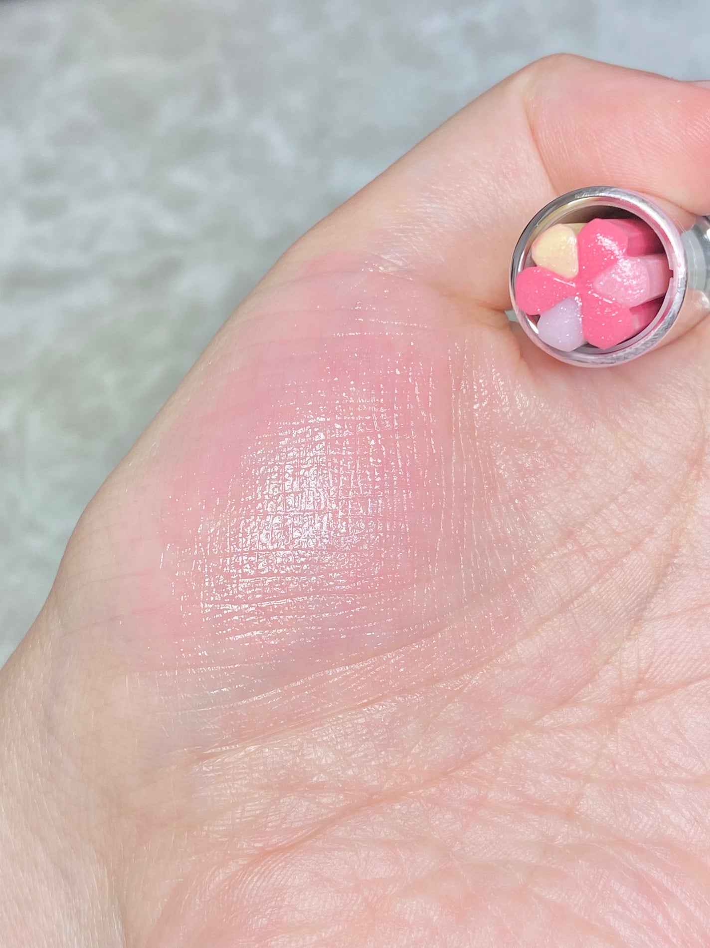 ブルーム リップ キャンディ ブリスフルブーケ/JILL STUART/口紅を使ったクチコミ(6枚目)