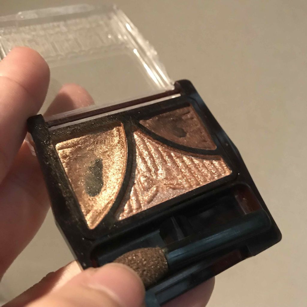ジューシーピュアアイズ 02 ハッピーサニーブラウン/キャンメイク/アイシャドウパレットを使ったクチコミ（2枚目）