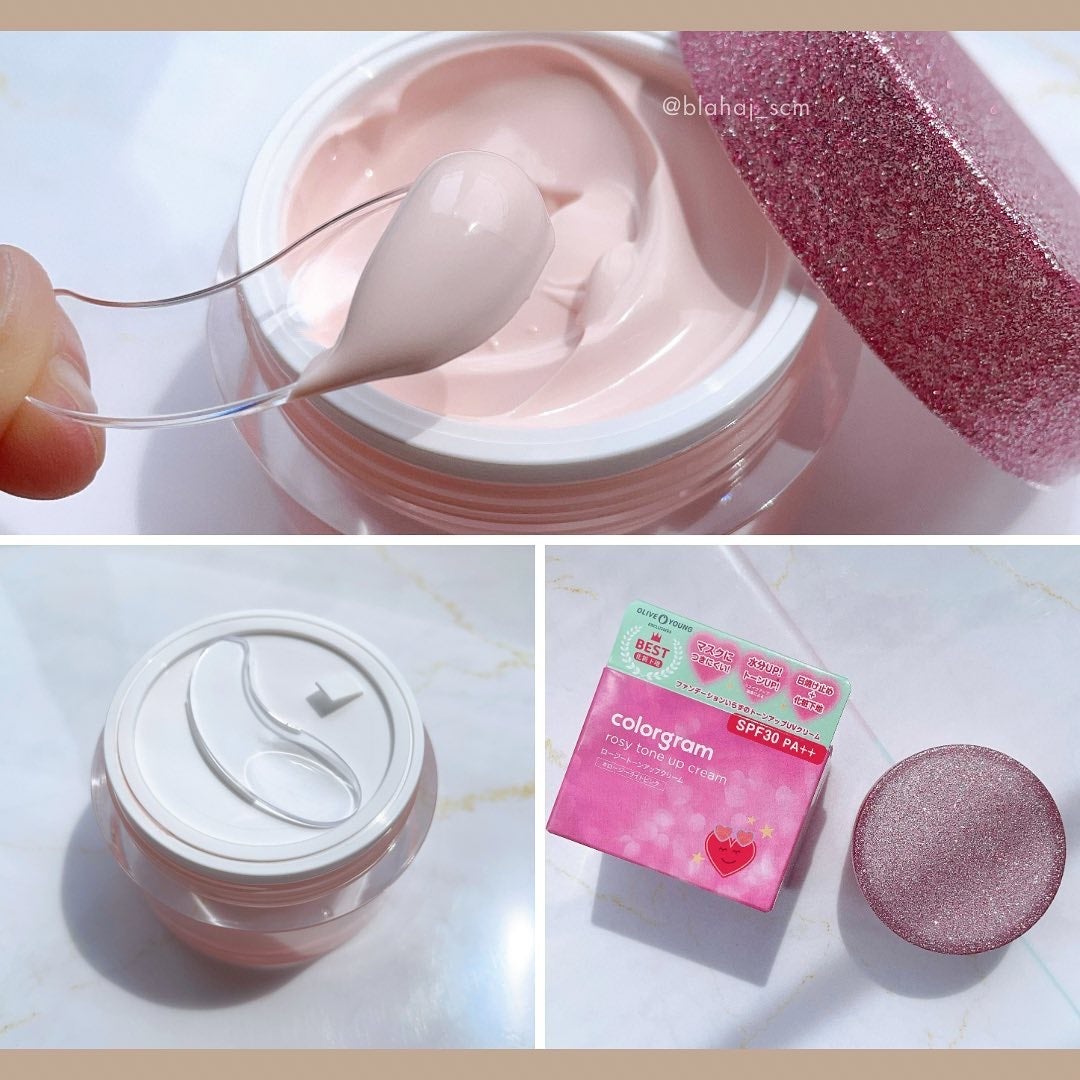 ロージー トーンアップクリーム /Colorgram/化粧下地を使ったクチコミ(3枚目)