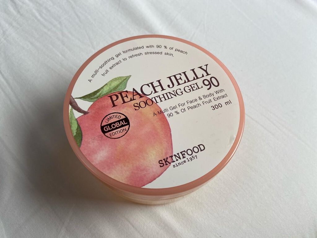 ピーチ ジェリー スージングジェル90/SKINFOOD/ボディローションを使ったクチコミ(1枚目)