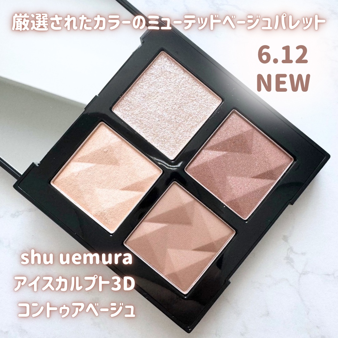 アイスカルプト/shu uemura/アイシャドウパレットを使ったクチコミ（2枚目）