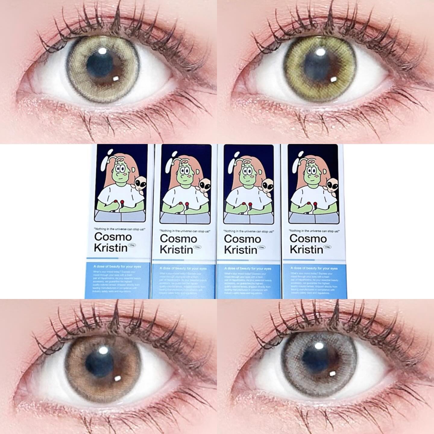 Cosmo Kristin/Hapa kristin/ワンデー（１DAY）カラコンを使ったクチコミ（1枚目）