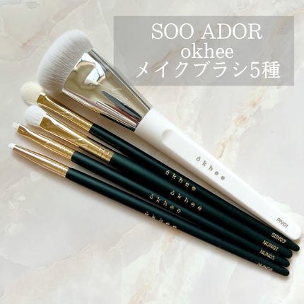 okhee 白玉ファンデーションブラシ/SOOA DOR/メイクブラシを使ったクチコミ(1枚目)