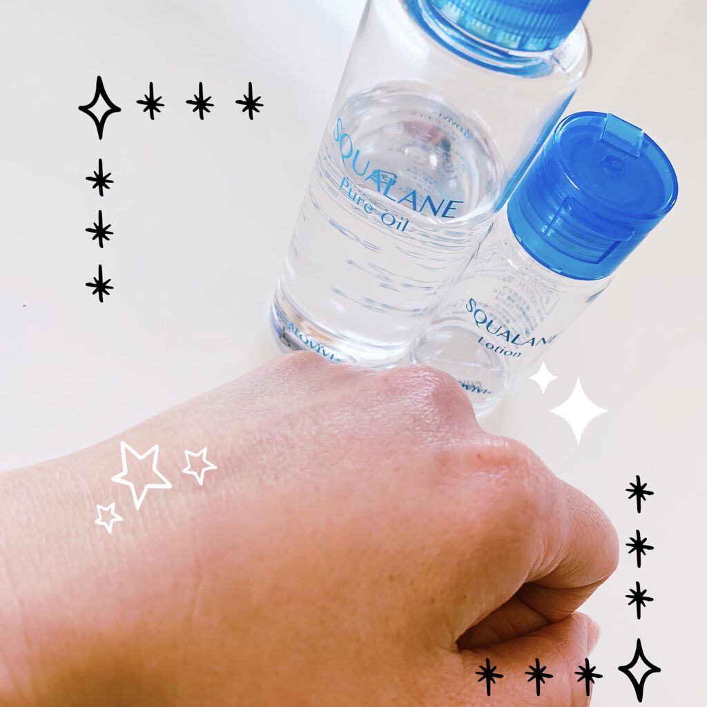 スクワランピュアオイル/アロヴィヴィ/フェイスオイルを使ったクチコミ（2枚目）