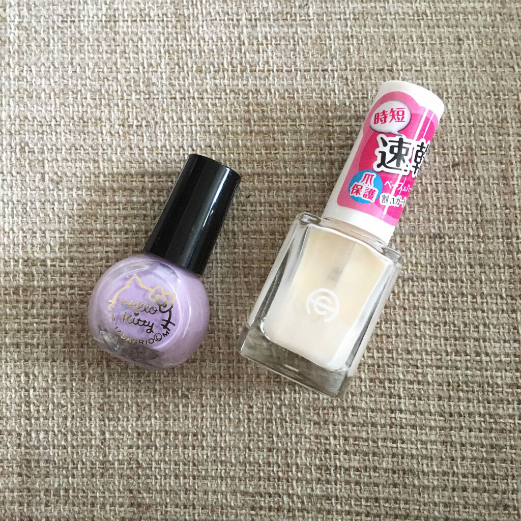 AC クイックドライベース＆ハードナー/AC MAKEUP/ネイルベースコートを使ったクチコミ（2枚目）