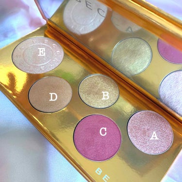 Pop Goes The Glow Champagne Pop Face & Eye Palette  /BECCA/メイクアップキットを使ったクチコミ（2枚目）
