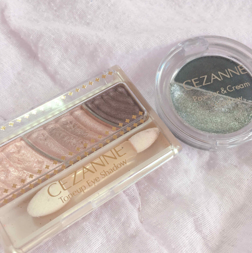 トーンアップアイシャドウ/CEZANNE/アイシャドウパレットを使ったクチコミ（3枚目）