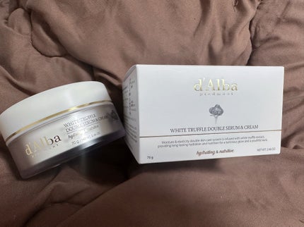 ホワイトトリュフダブルセラムアンドクリーム/ダルバ/フェイスクリームを使ったクチコミ(1枚目)