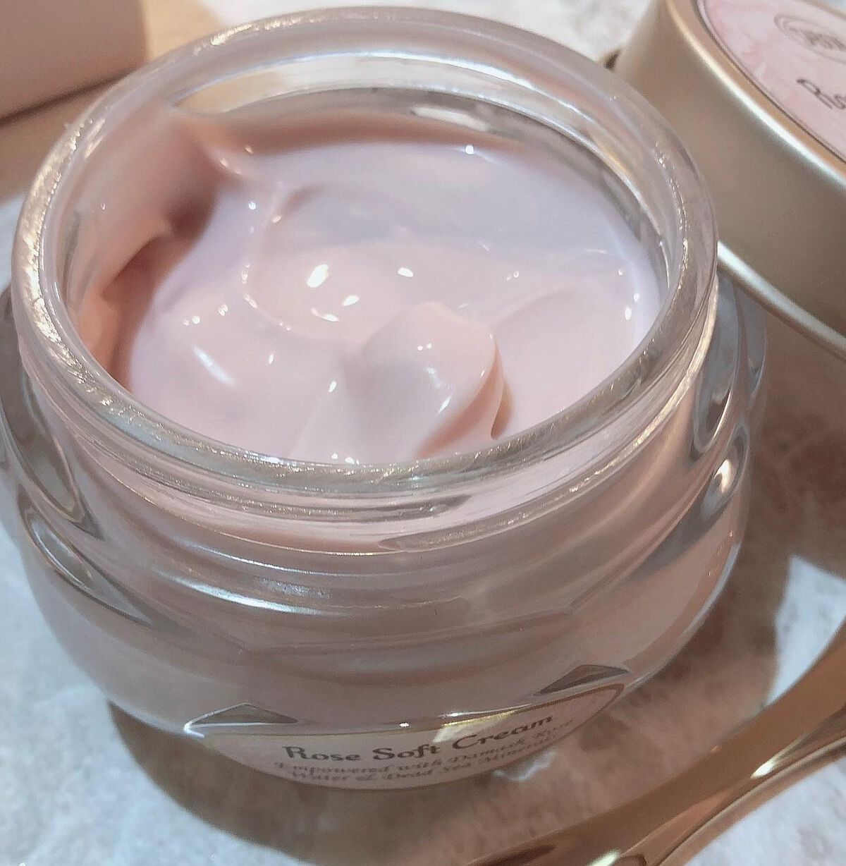 ローズソフトクリーム/SABON/フェイスクリームを使ったクチコミ（3枚目）