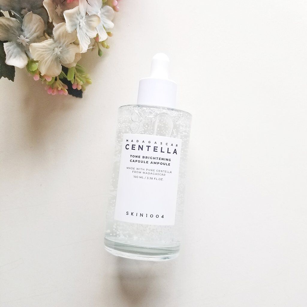 トーンブライトニング カプセルアンプル/SKIN1004/美容液を使ったクチコミ(2枚目)