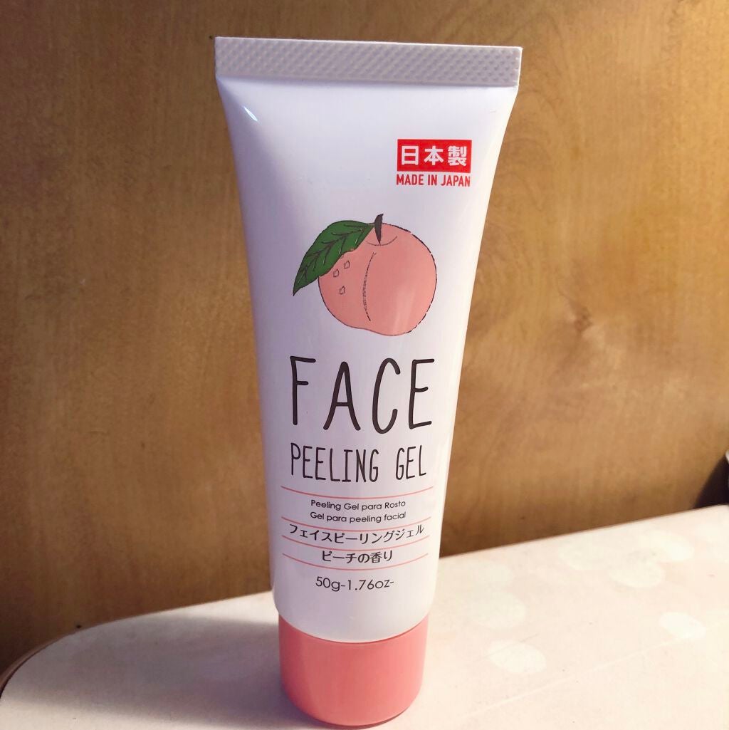 フェイスピーリングジェル ピーチの香り/DAISO/ピーリングを使ったクチコミ(2枚目)