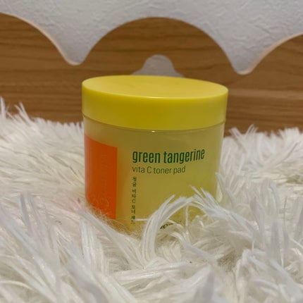 グリーンタンジェリン ビタCダークスポットケアパッド/goodal/トナーパッドを使ったクチコミ(1枚目)