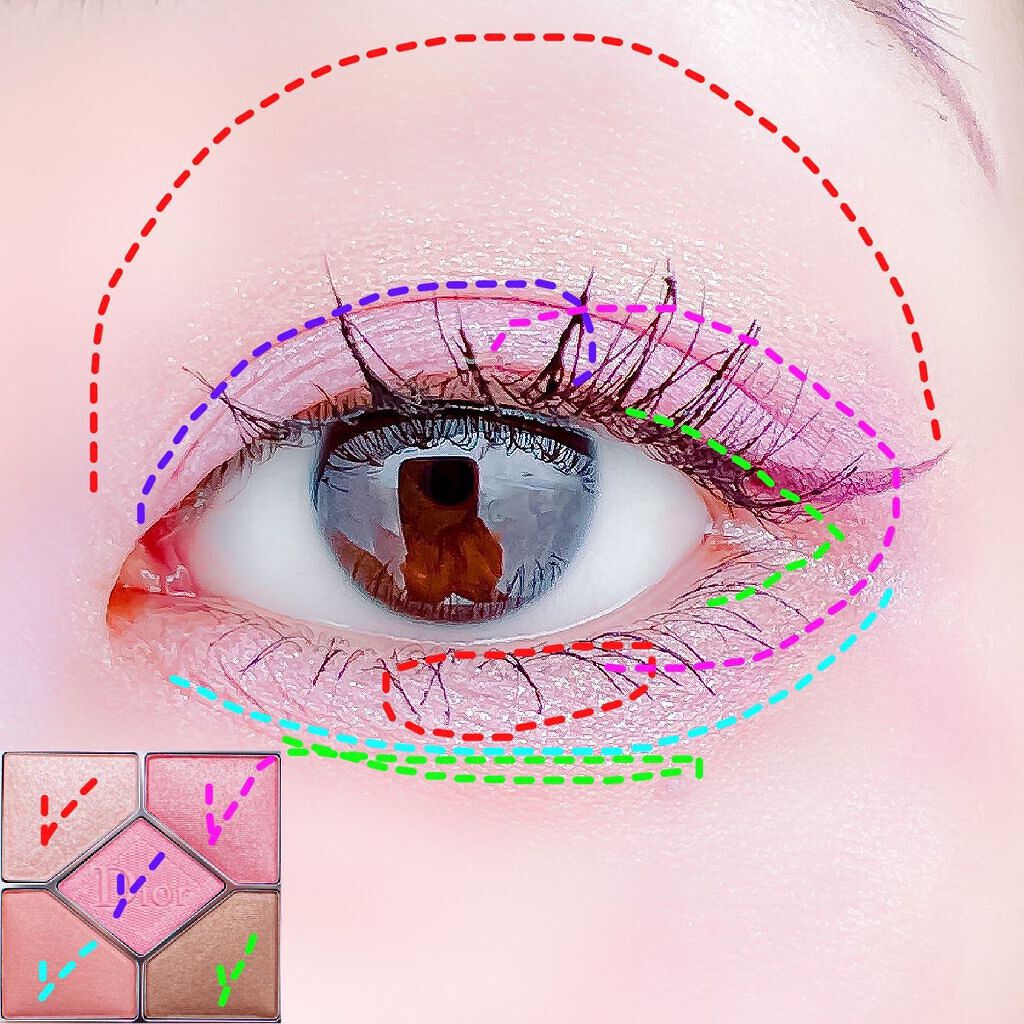 【旧】サンク クルール クチュール/Dior/アイシャドウパレットを使ったクチコミ（2枚目）