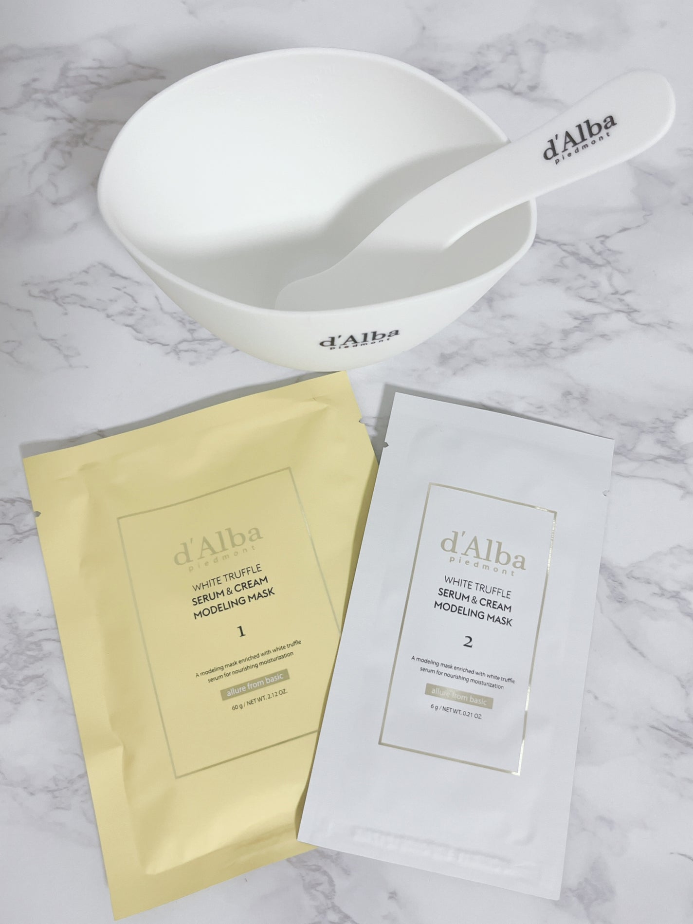 WHITE TRUFFLE SERUM & CREAM MODELING MASK/ダルバ/その他スキンケアを使ったクチコミ(5枚目)