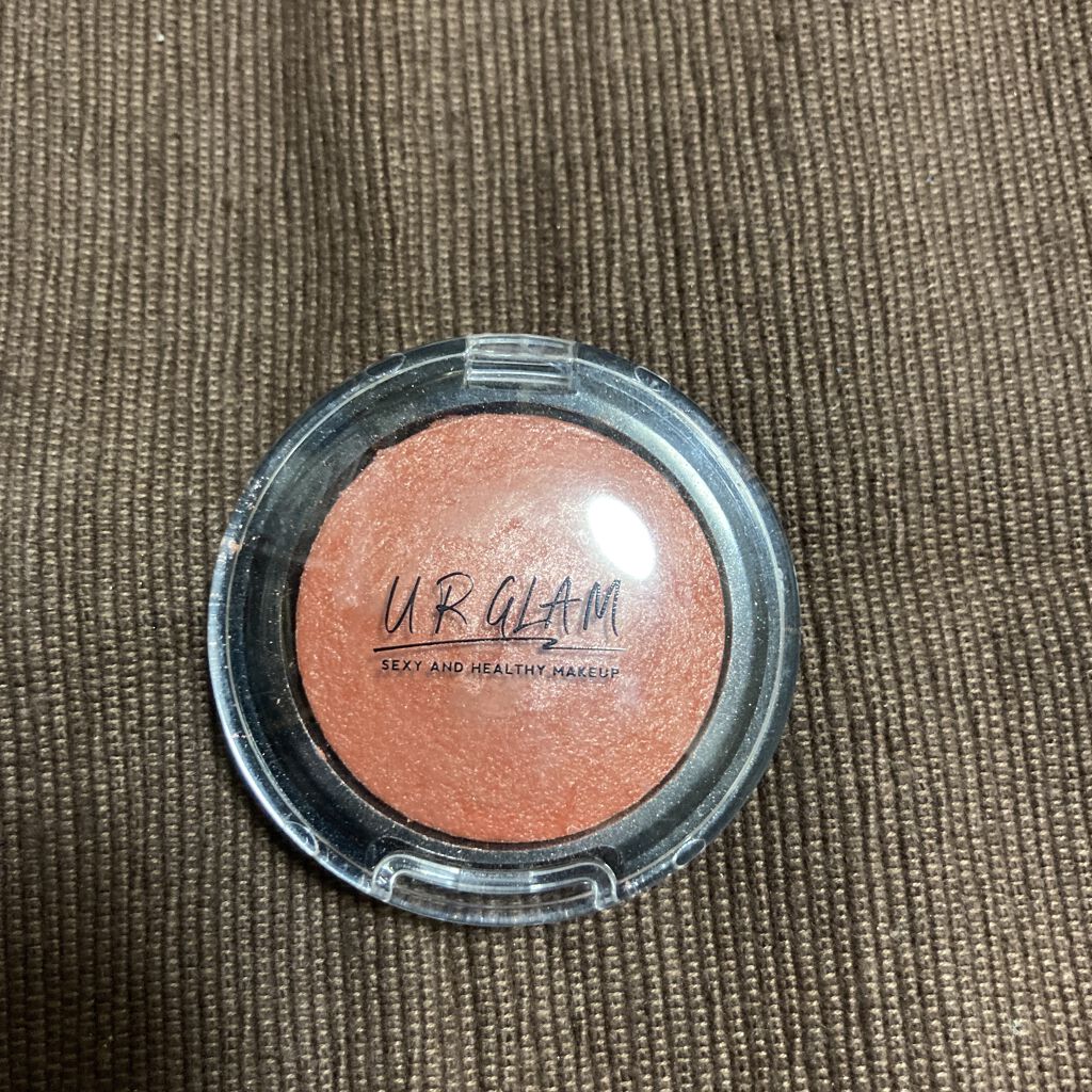 UR GLAM　EYE & CHEEK COLOR ピンクオレンジ/U R GLAM/単色アイシャドウを使ったクチコミ（1枚目）