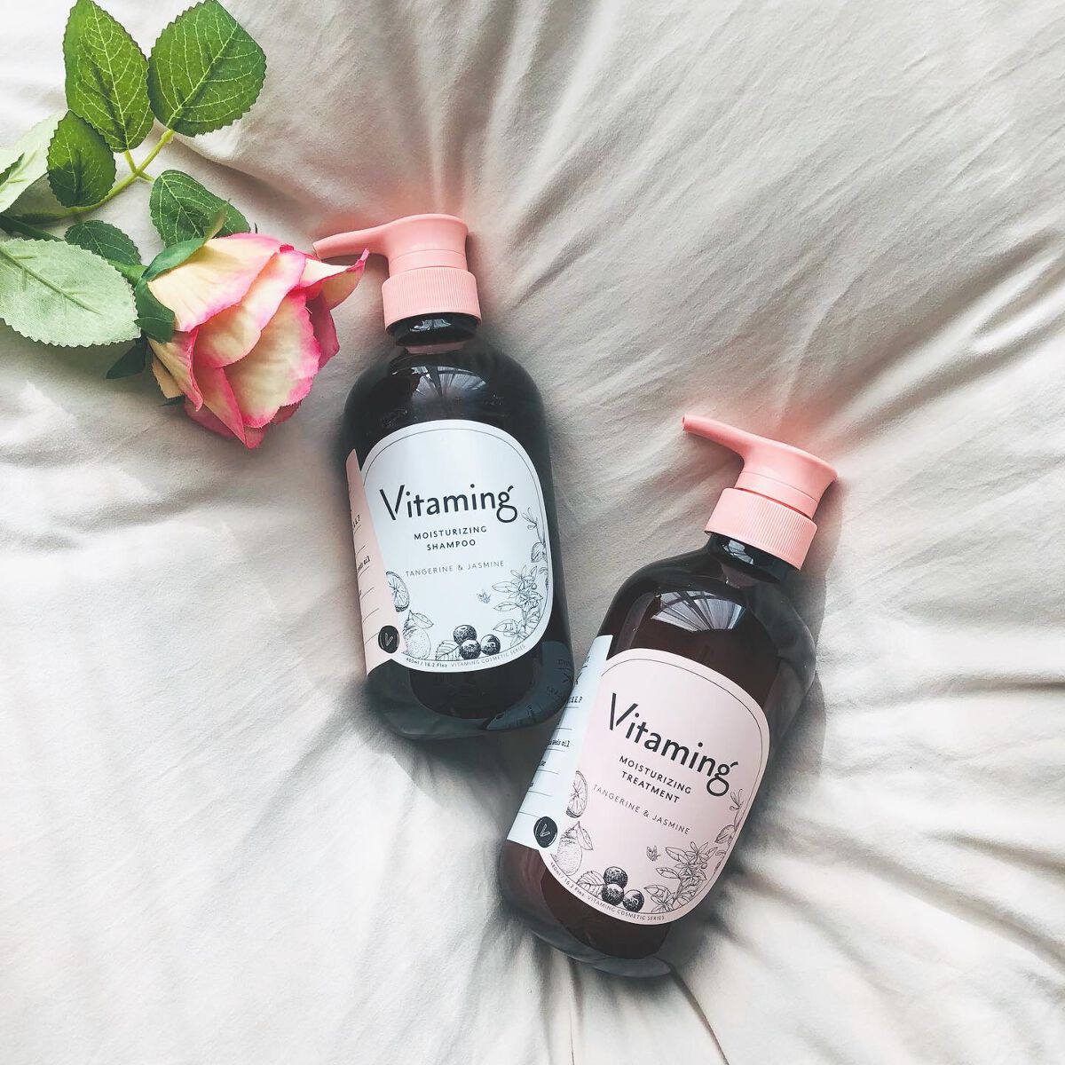 モイストシャンプー/トリートメント(タンジェリン＆ジャスミンの香り)/Vitaming/市販シャンプーを使ったクチコミ（1枚目）
