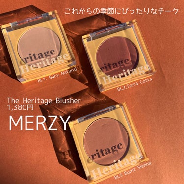 ザ  ヘリテージ  チーク/MERZY/パウダーチークを使ったクチコミ（2枚目）