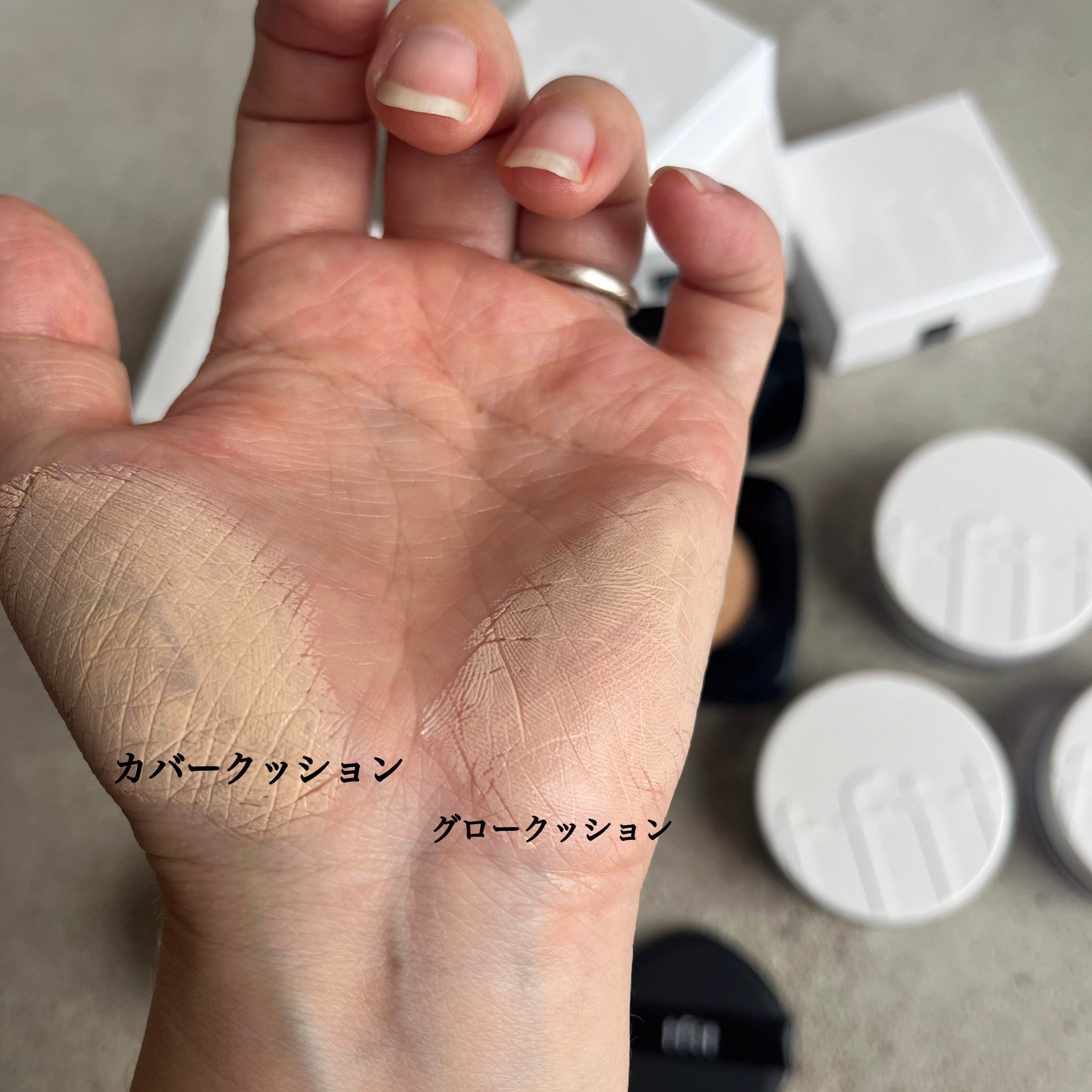 レイヤリングフィット グロークッションEX/TFIT/クッションファンデーションを使ったクチコミ（3枚目）