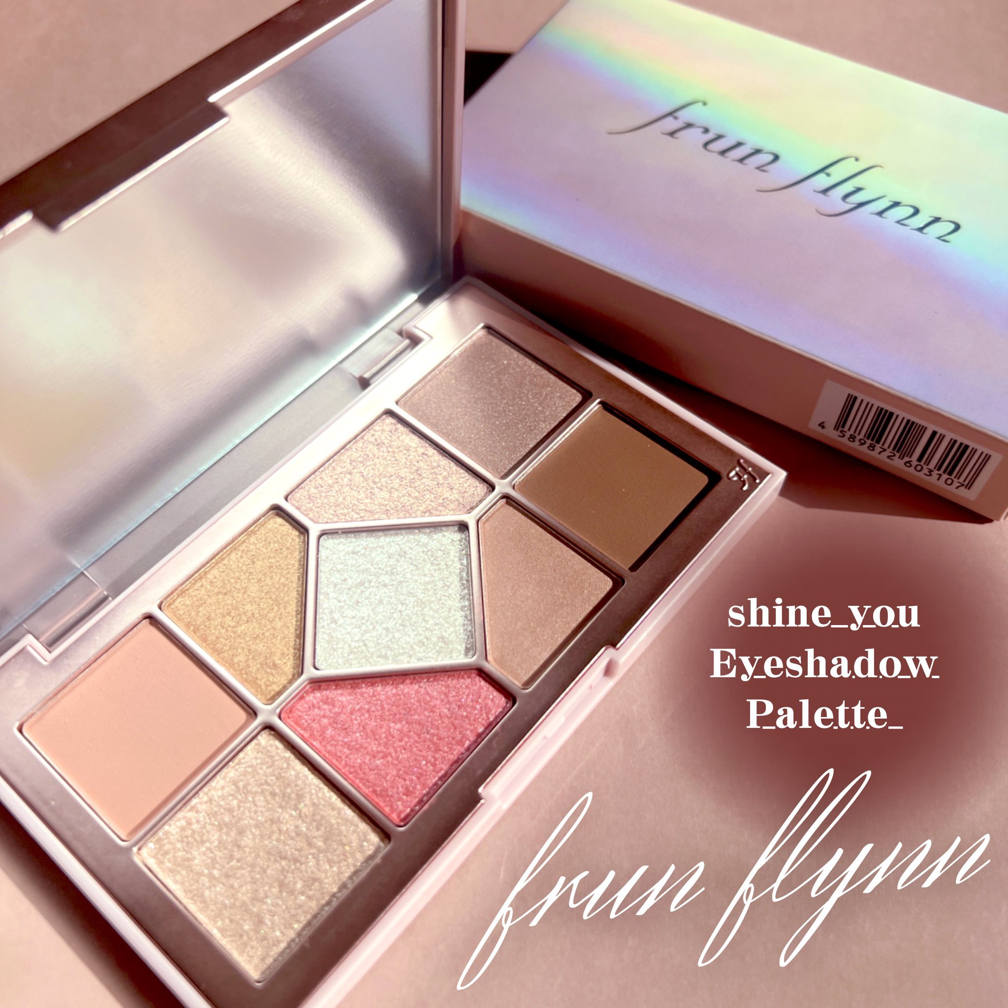 シャインユー アイシャドウパレット 01 朝焼けに染まるピンクの湖/frunflynn/アイシャドウパレットを使ったクチコミ（1枚目）