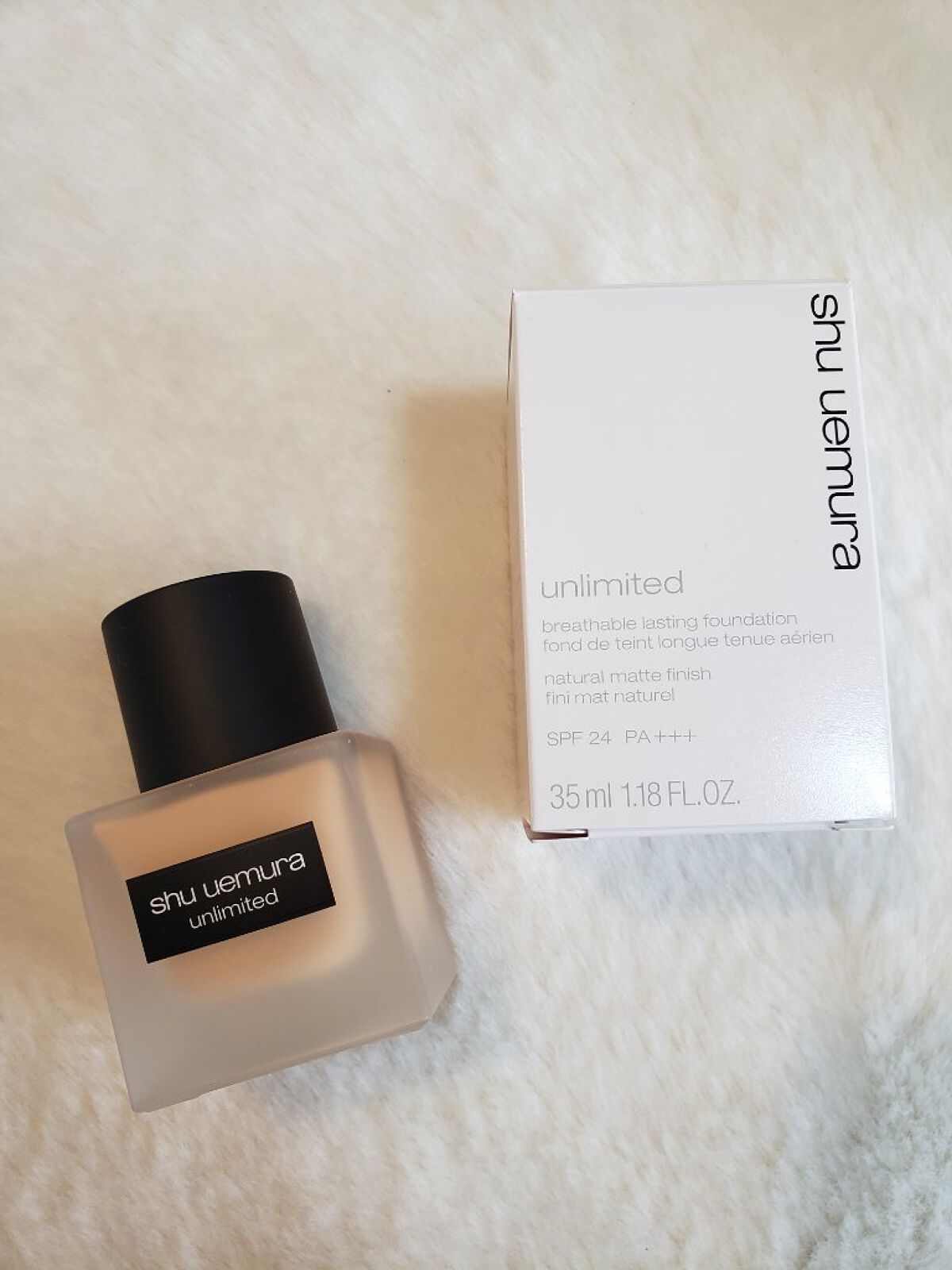 （旧）アンリミテッド ラスティング フルイド/shu uemura/リキッドファンデーションを使ったクチコミ（1枚目）