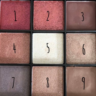 UR GLAM　BLOOMING EYE COLOR PALETTE/U R GLAM/アイシャドウパレットを使ったクチコミ（2枚目）