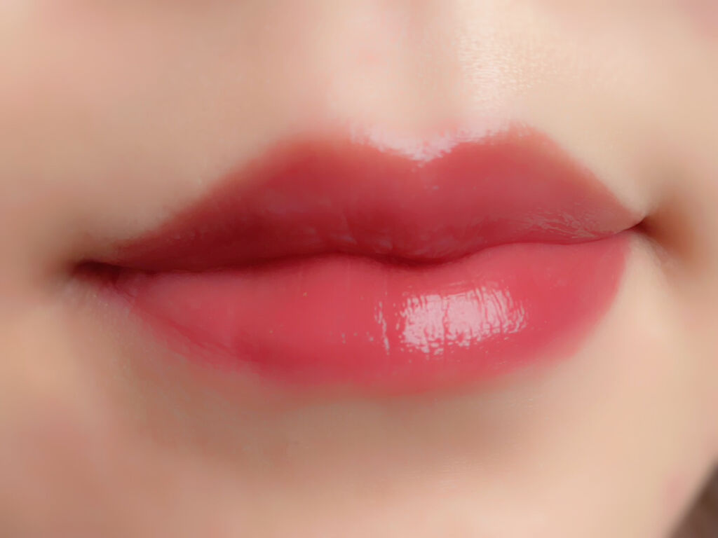 ジューシーラスティングティント 19 アーモンドローズ(ALMAND ROSE)/rom&nd/リップティントを使ったクチコミ（3枚目）