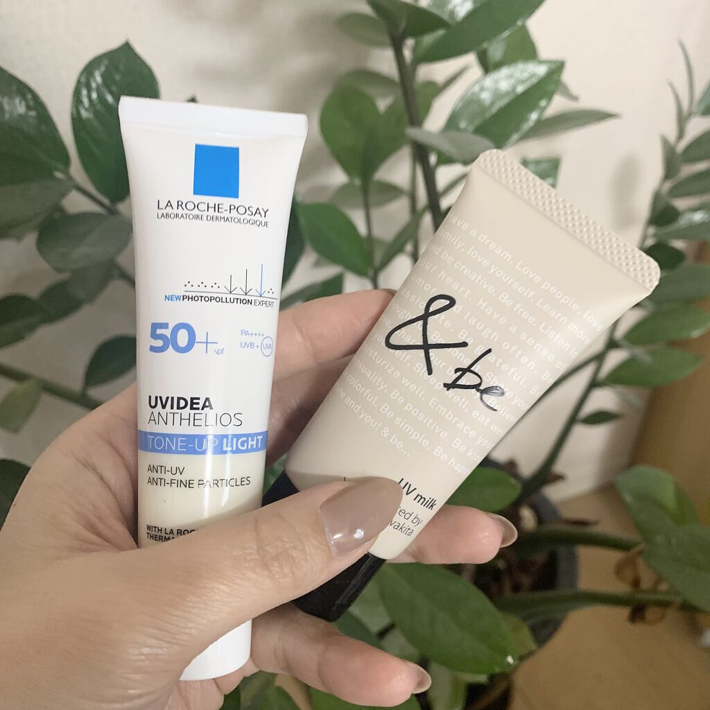 UVミルク/＆be/日焼け止め・UVケアを使ったクチコミ（1枚目）