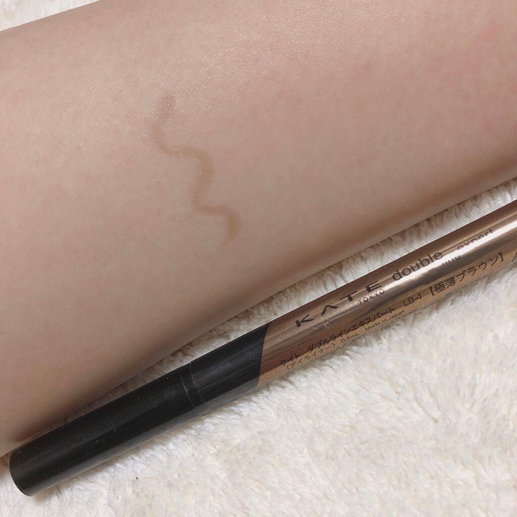 ダブルラインエキスパート/KATE/リキッドアイライナーを使ったクチコミ(3枚目)