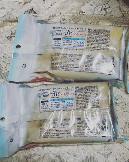 冷シート ももせっけんの香り/ビオレ/ボディシートを使ったクチコミ(3枚目)