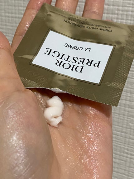 Dior プレステージ ラ クレームのクチコミ「Diorプレステージ ラ クレーム
試供品1ml
さすがDior様(⸝⸝⸝ᵒ̴̶̷ - ᵒ.....」(3枚目)