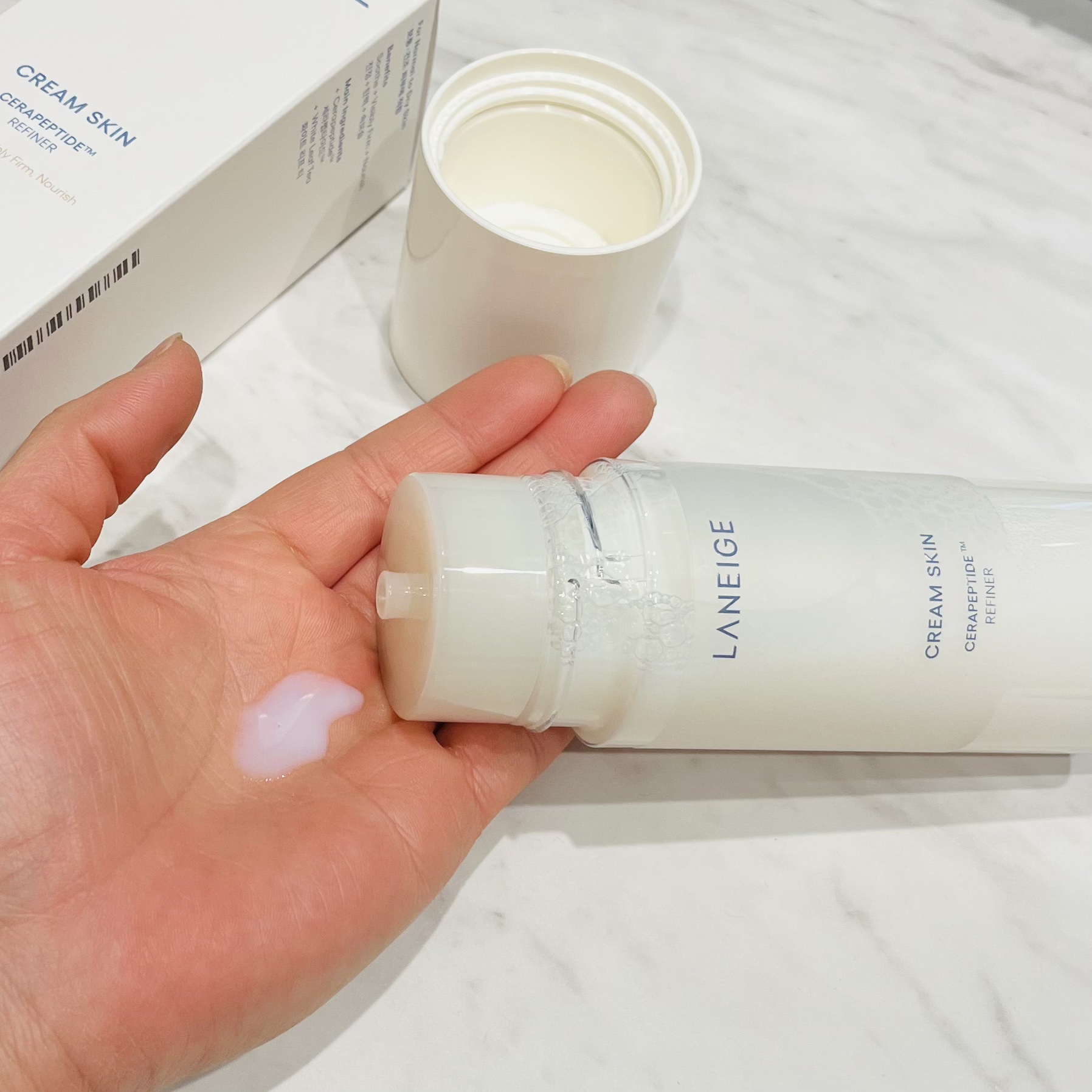 クリームスキン ローション/LANEIGE/化粧水を使ったクチコミ（2枚目）