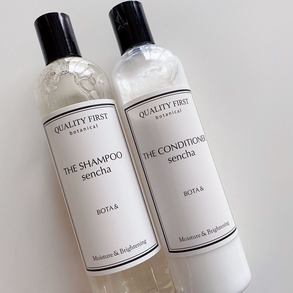 ボタアンド ザ シャンプー <sencha>/クオリティファースト/市販シャンプーを使ったクチコミ（1枚目）