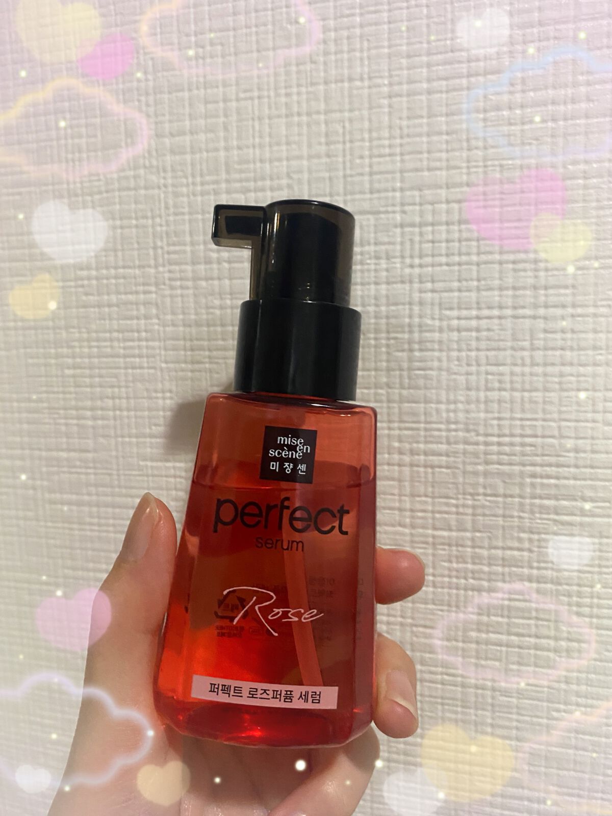 パーフェクト セラム ローズエディション/miseenscene/ヘアオイルを使ったクチコミ(1枚目)