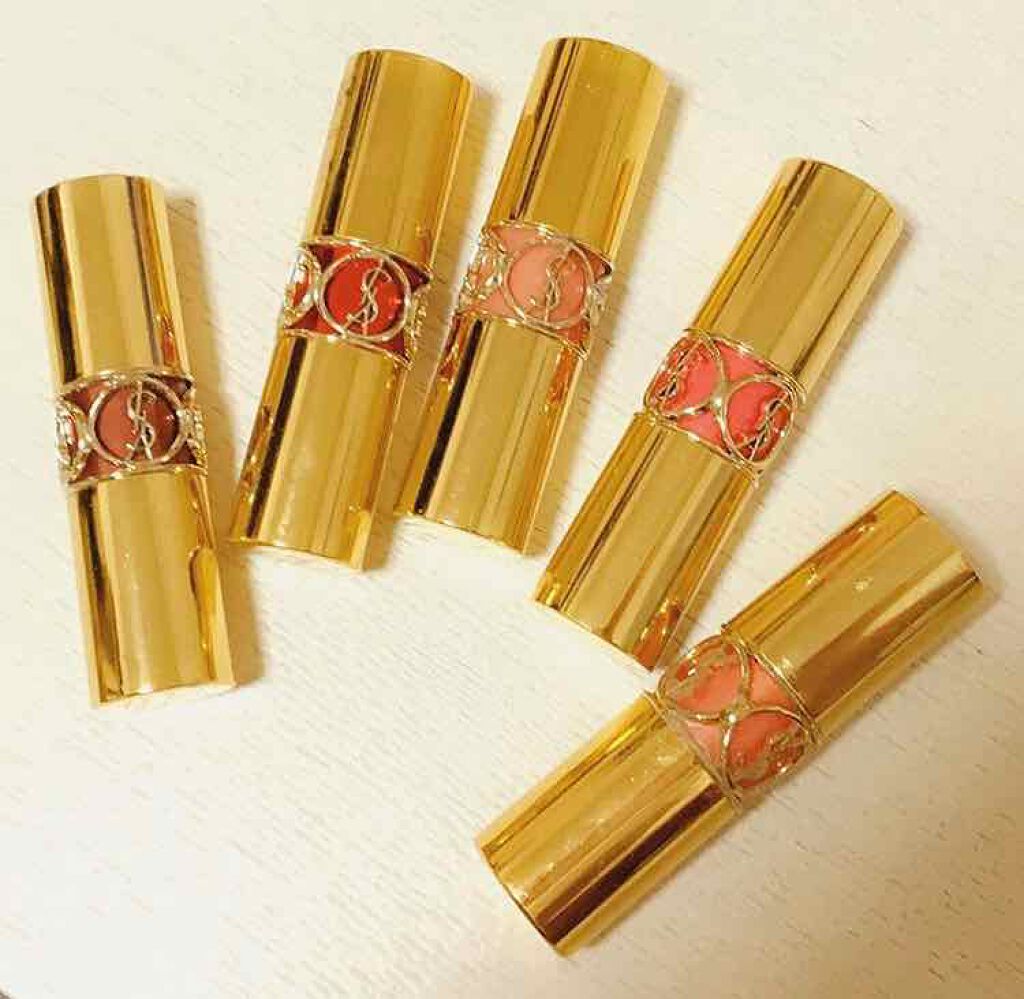 ルージュ ヴォリュプテ シャイン/YVES SAINT LAURENT BEAUTE/口紅を使ったクチコミ(1枚目)