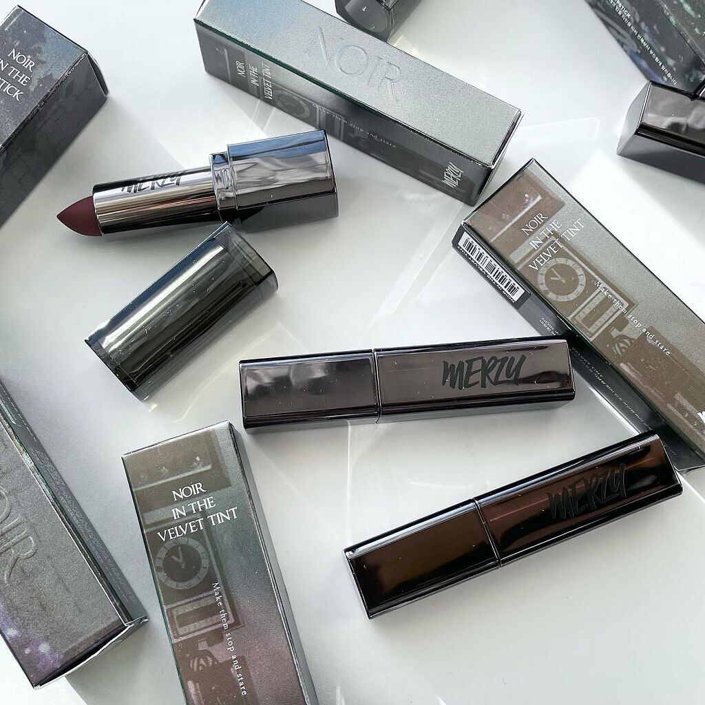ノワール イン ザ ベルベットティント/MERZY/リップティントを使ったクチコミ(9枚目)