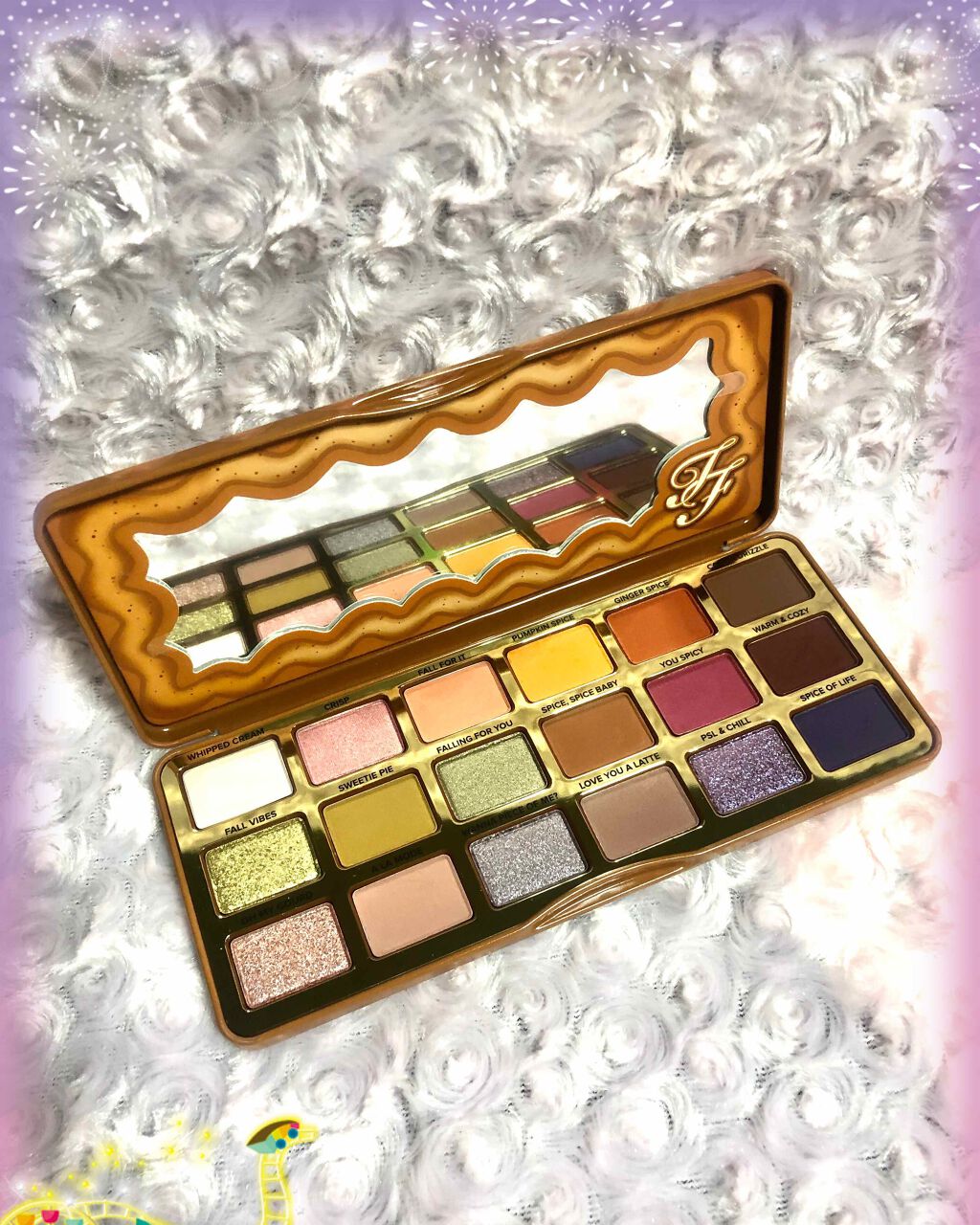 パンプキン スパイス アイシャドウ パレット(旧)/Too Faced/アイシャドウパレットを使ったクチコミ(2枚目)