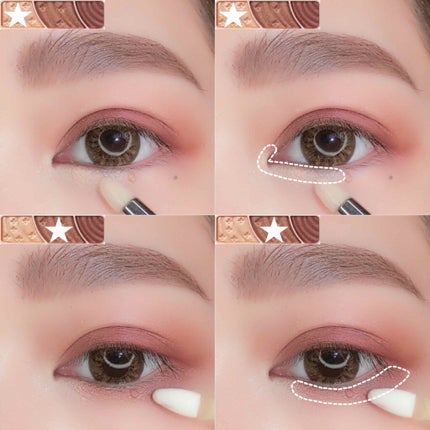 トーンアップアイシャドウ/CEZANNE/アイシャドウパレットを使ったクチコミ(3枚目)