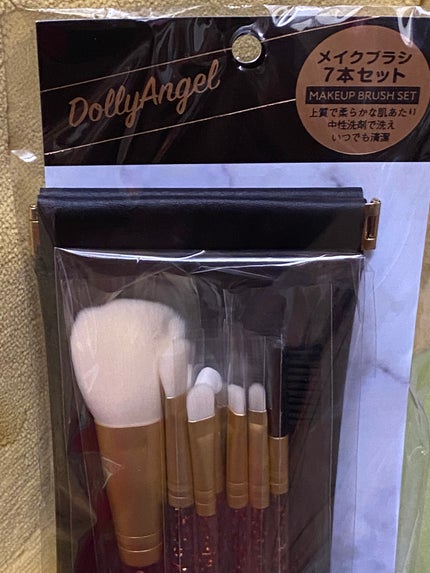 Dolly Angel メイクブラシ5本セットのクチコミ「#ドンパト
#ドーリーエンジェル
#メイクブラシ
これから使います🍀*゜
お.....」(3枚目)