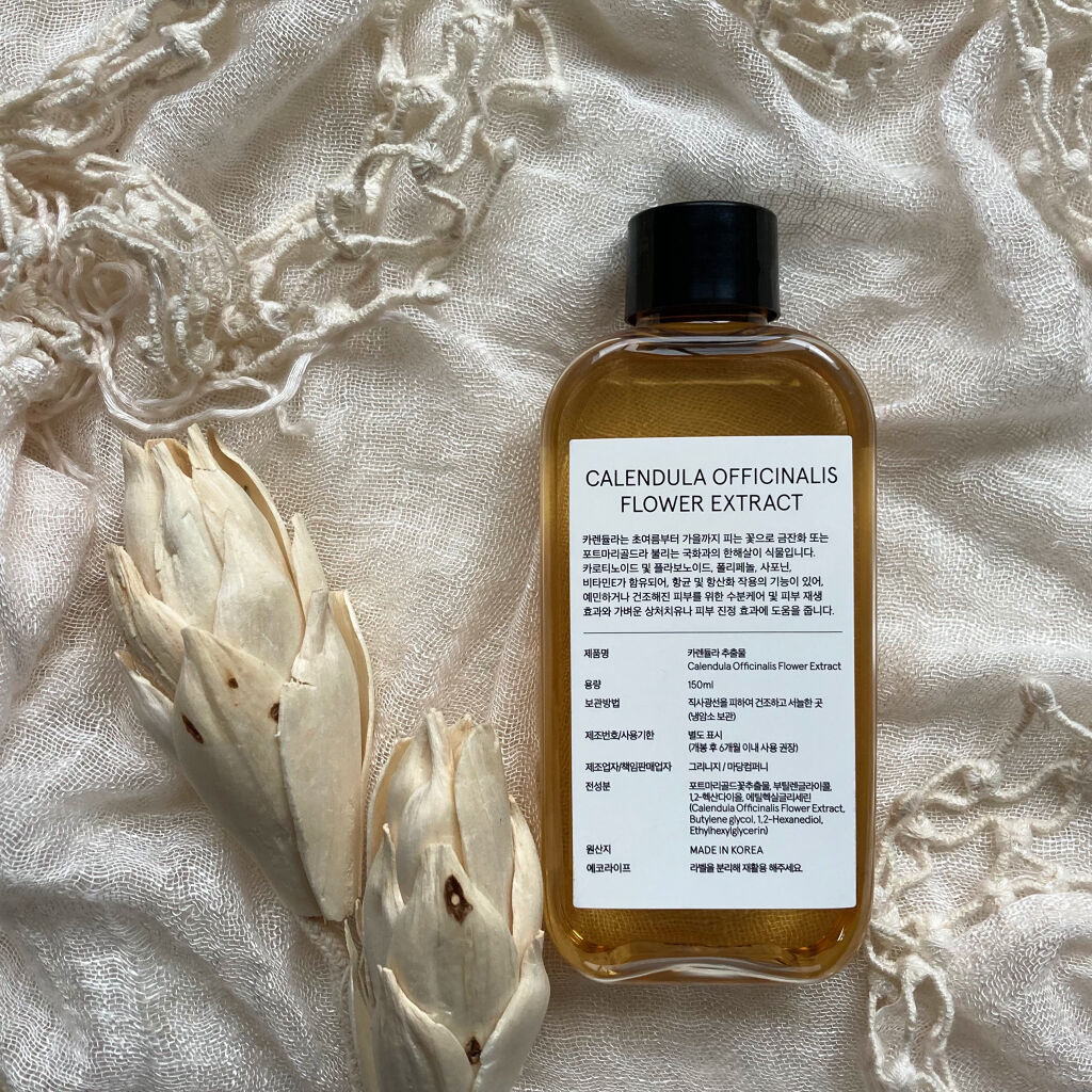 カレンデュラ化粧水/ONE THING/化粧水を使ったクチコミ（1枚目）