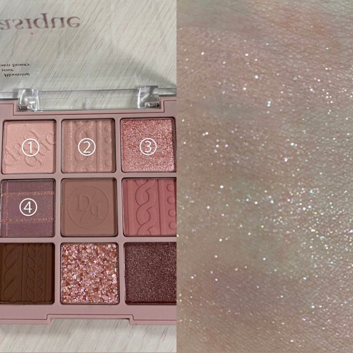 シャドウパレット/dasique/アイシャドウパレットを使ったクチコミ(2枚目)