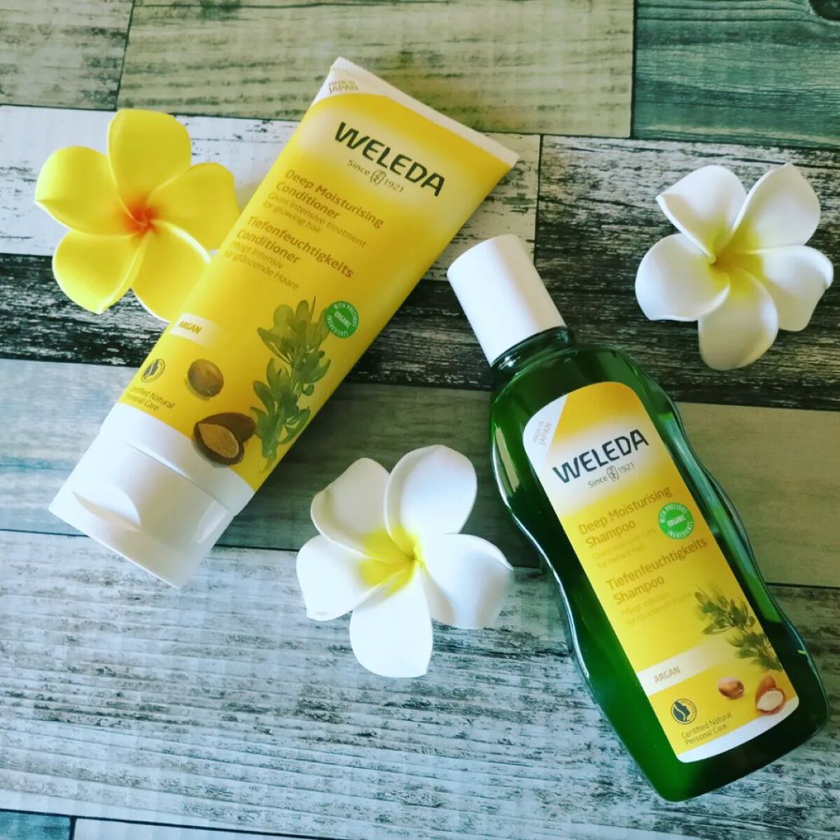 アルガン ヘアシャンプー／ヘアコンディショナー コンディショナー/WELEDA/市販シャンプーを使ったクチコミ（1枚目）