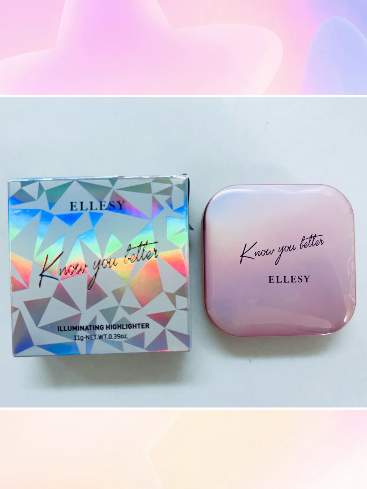 know you letten ダイヤモンド ハイライトパウダー/ELLESY/パウダーハイライトを使ったクチコミ(1枚目)