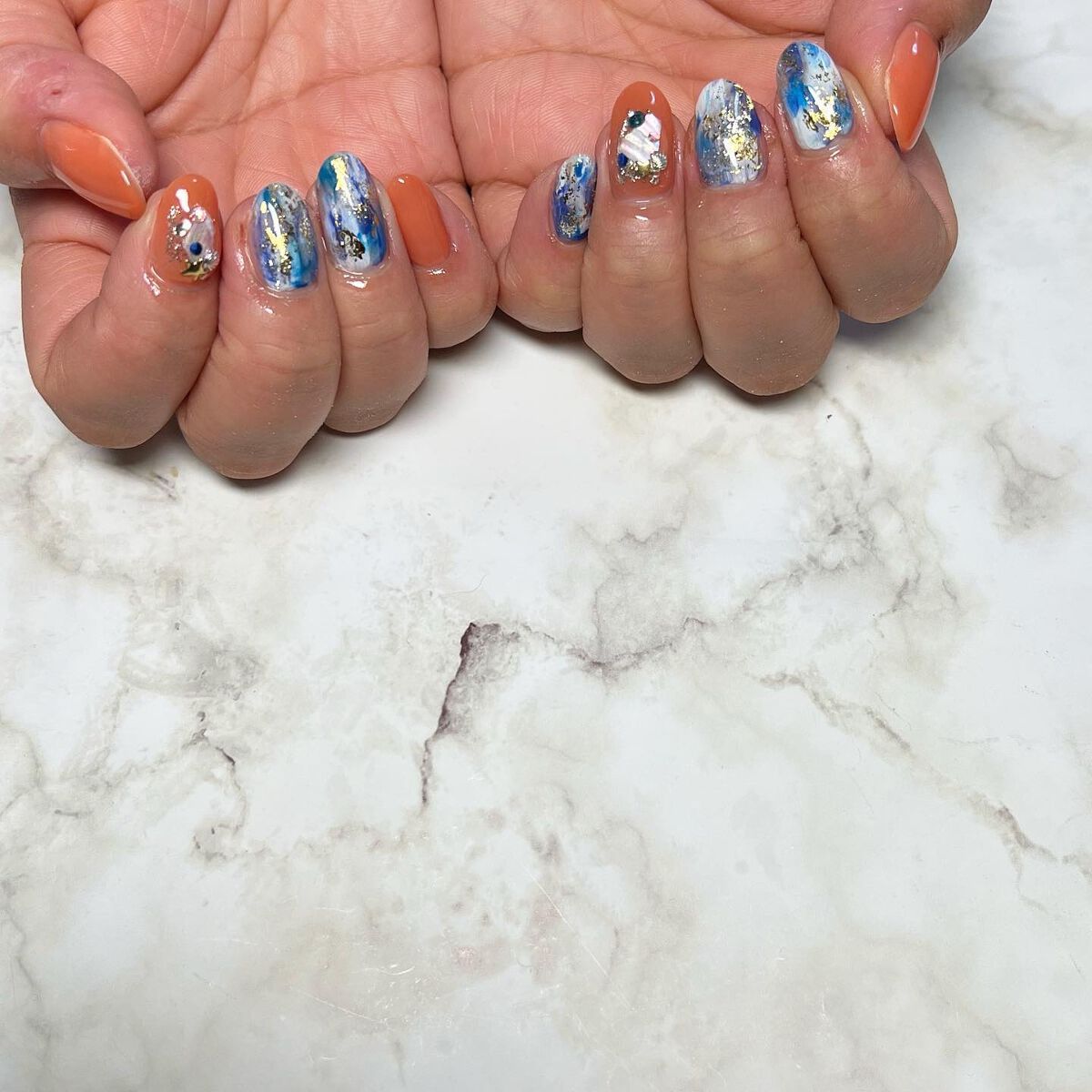 #大人サマーネイル,#大人ネイル,#沖縄ネイル,#ネイル,#ニュアンスネイル,#スカルプネイル,#ジェルネイル,#ママネイル,#ギャルネイル,#大人ネイル,#派手ネイル,#やり放題ネイル,#城陽ネイル,#京都ネイル,#大阪ネイル,#奈良ネイルのネイルデザイン