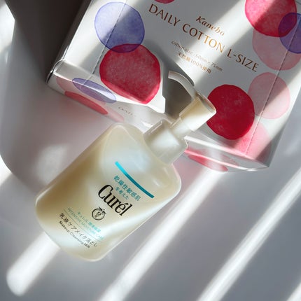 キュレル 潤浸保湿 乳液ケアメイク落とし/キュレル/ミルククレンジングを使ったクチコミ(1枚目)