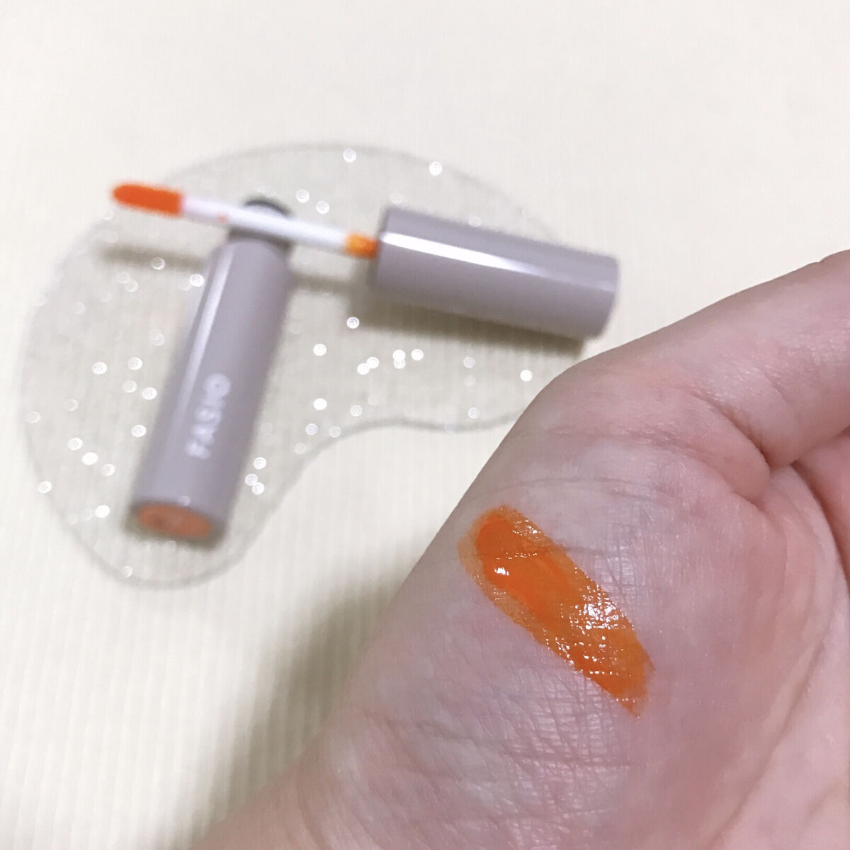 ワンデイ アートメイク ルージュ/FASIO/口紅を使ったクチコミ（2枚目）