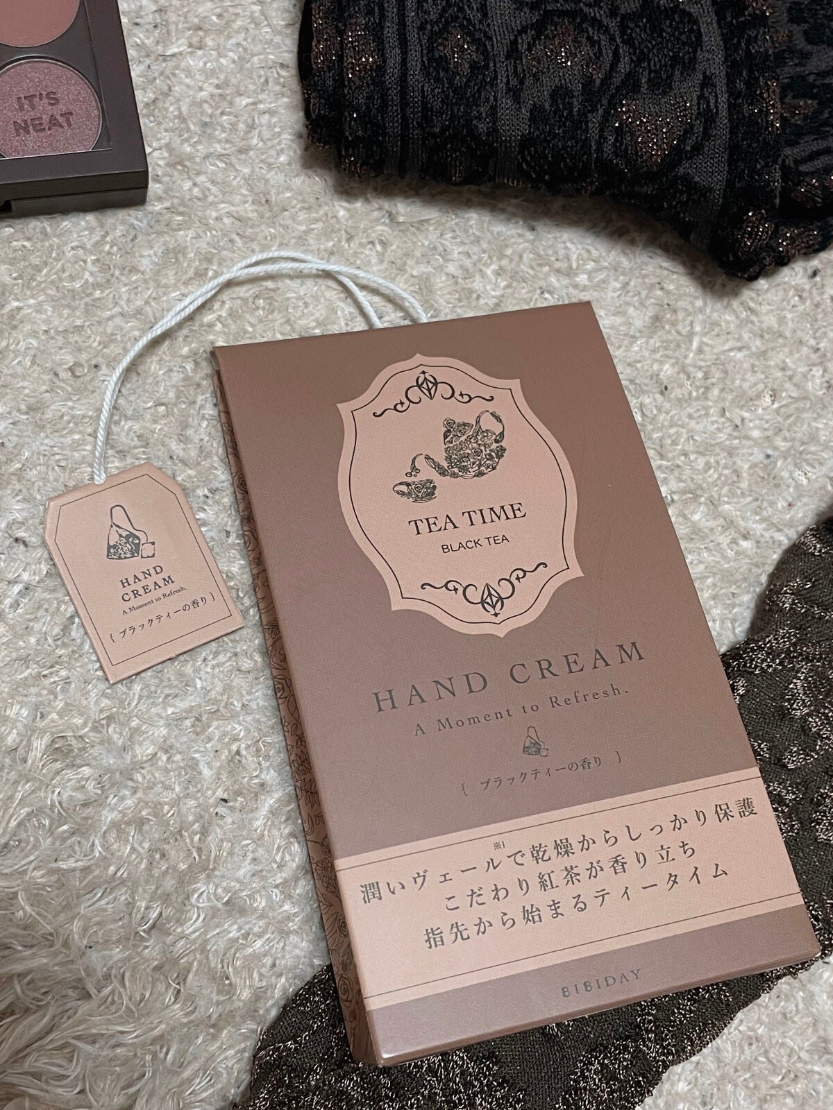 ティータイム ハンドクリーム ブラックティーの香り/BIBIDAY/ハンドクリームを使ったクチコミ(5枚目)